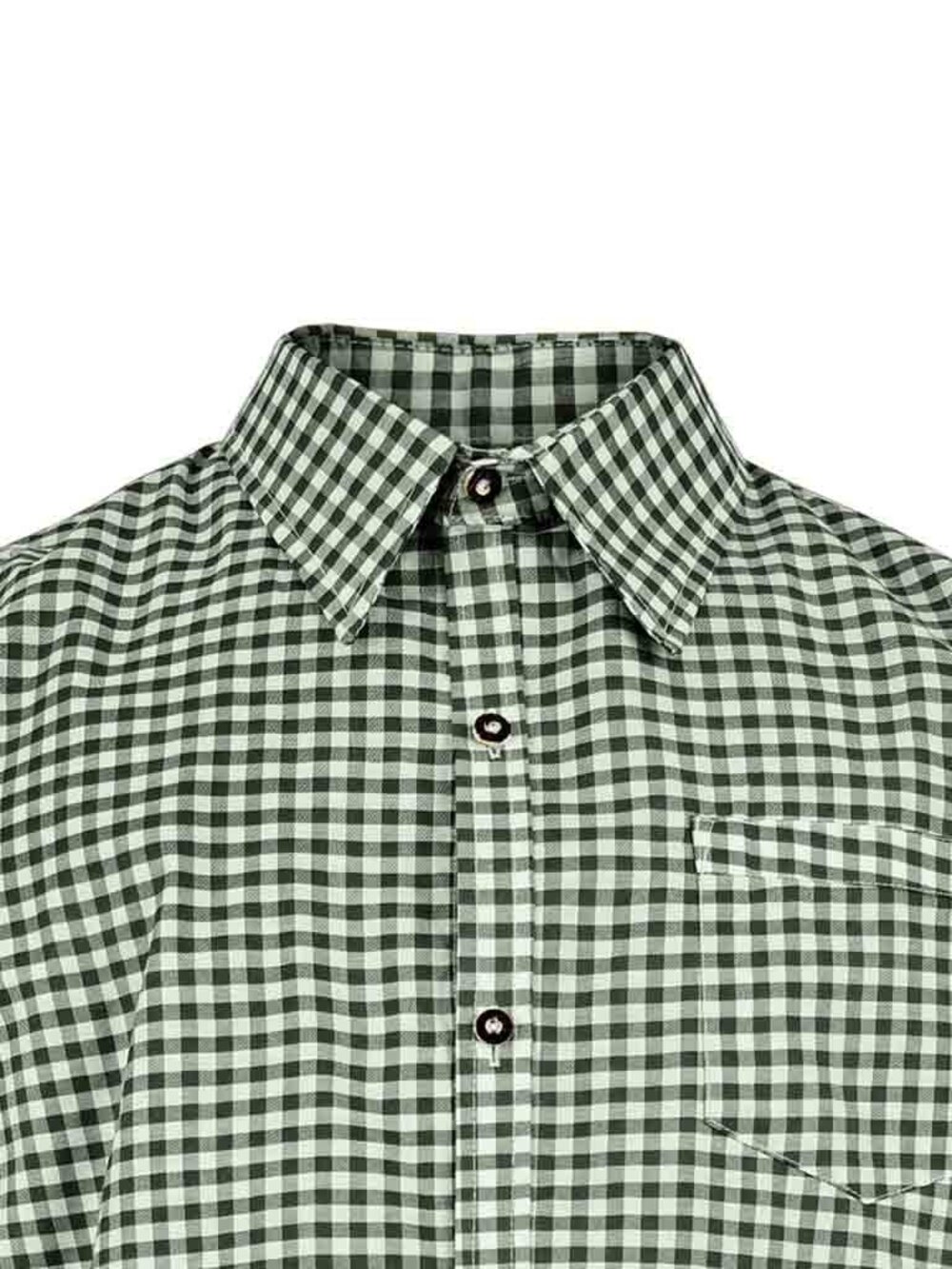 Men’s Bavarian Oktoberfest Shirt Green Traditional German Style Size 2XL